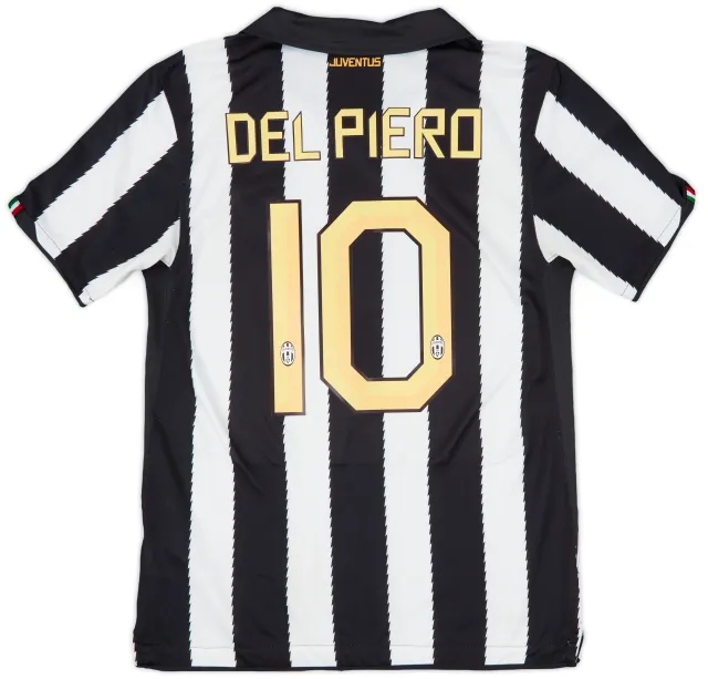 2011-12 Juventus Home Shirt Del Piero #10 - 7/10 - (M)