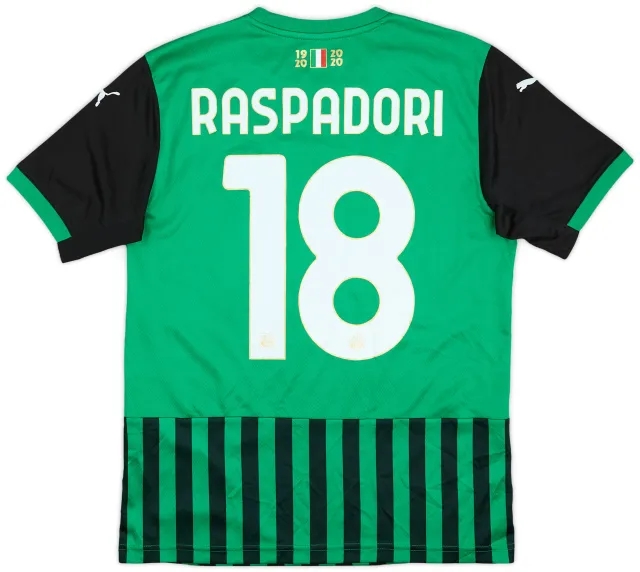 2020-21 Sassuolo Home Shirt Raspadori #18 - 10/10 - (S)