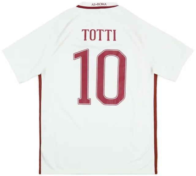 2016-17 Roma Away Shirt Totti #10 - 7/10 - (L)