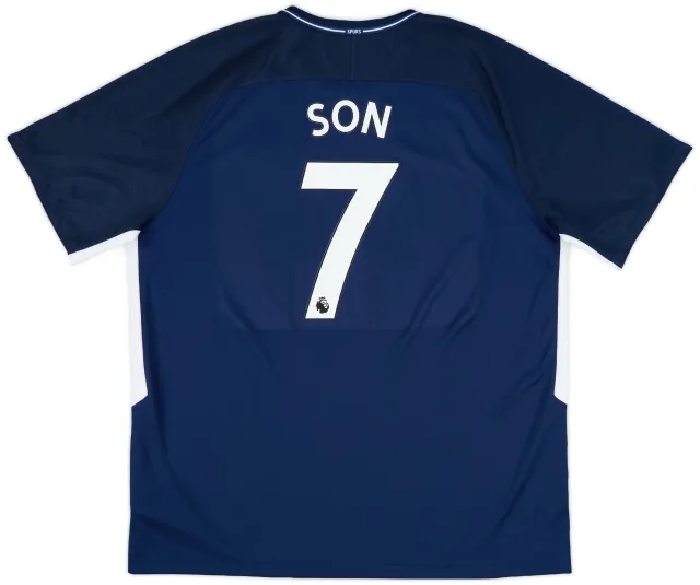 2017-18 Tottenham Away Shirt Son #7 - 9/10 - (XXL)