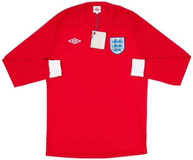 2010-11 England Away L/S Shirt (M)