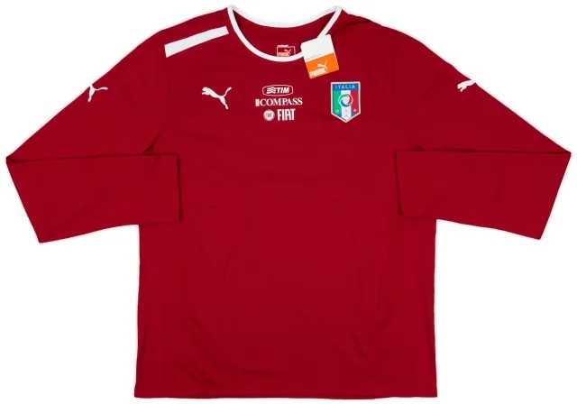 2013-14 Italy Player Issue Puma L/S Tee (XL)