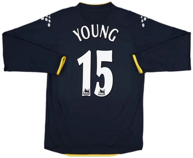 2006-07 Watford Away L/S Shirt Young #15 - 8/10 - (L)