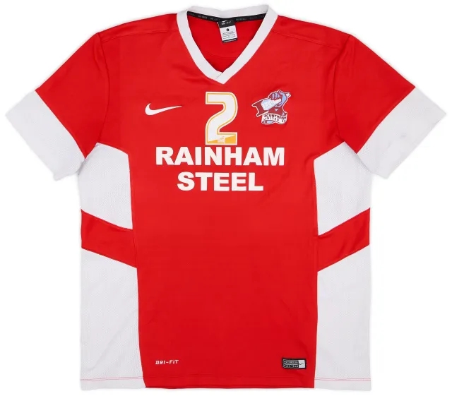 2014-15 Scunthorpe United Player Issue Macron Training Shirt #2 - 8/10 - (L)