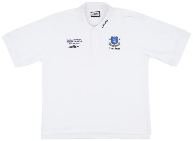 2008-09 Everton Umbro 'Cup Final' Polo Shirt - 6/10 - (L)