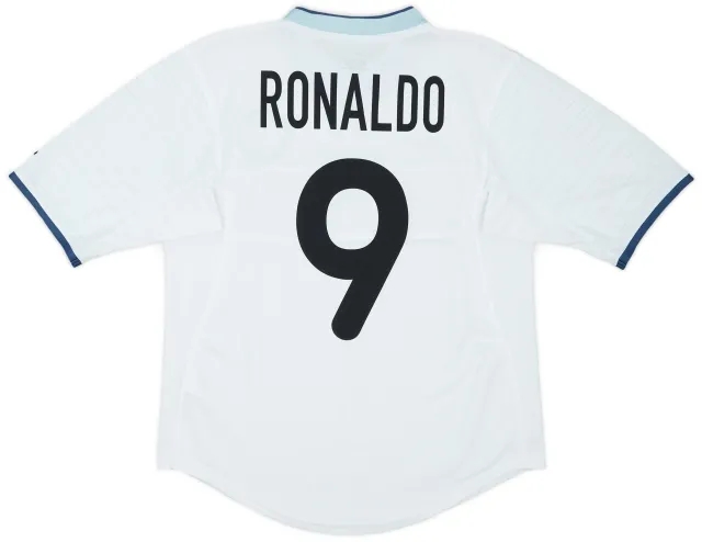2000-01 Inter Milan Away Shirt Ronaldo #9 - 10/10 - (S)