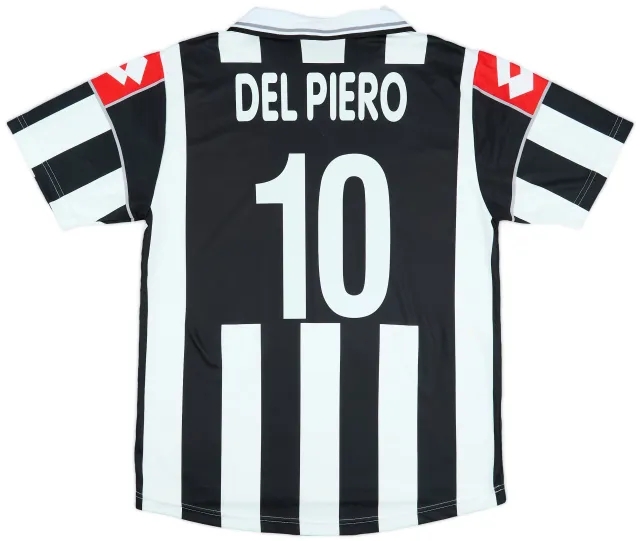 2000-01 Juventus Home Shirt Del Piero #10 - 6/10 - (L)