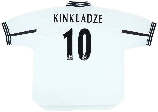 1999-01 Derby County Home Shirt Kinkladze #10 - 8/10 - (XXL)
