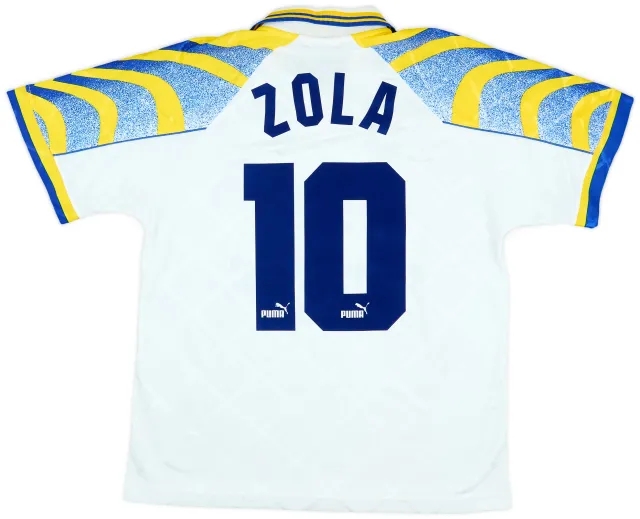 1995-97 Parma Home Shirt Zola #10 - 7/10 - (S)