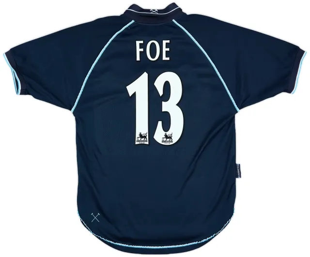 1999-01 West Ham Third Shirt Foe #13 - 8/10 - (L)