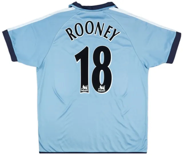 2003-04 Everton Third Shirt Rooney #18 - 7/10 - (L)