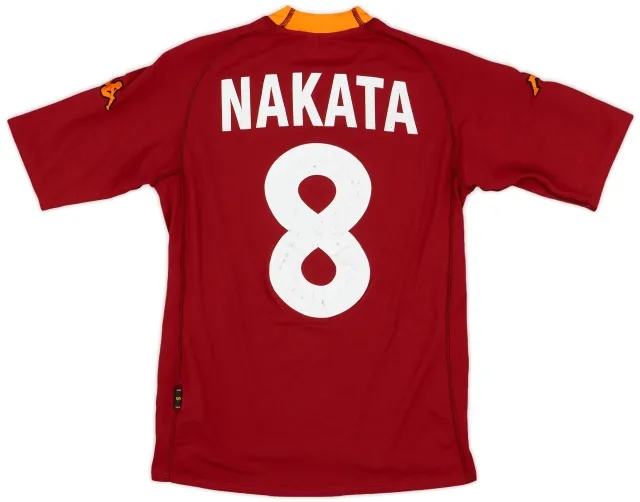2000-01 Roma Home Shirt Nakata #8 - 6/10 - (S)