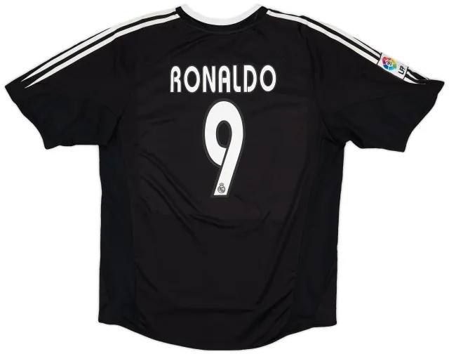 2004-05 Real Madrid Away Shirt Ronaldo #9 - 8/10 - (L)