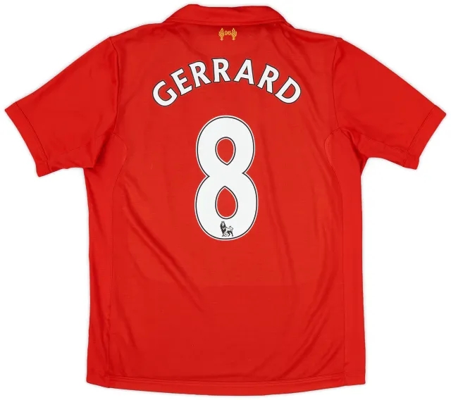 2012-13 Liverpool Home Shirt Gerrard #8 - 5/10 - (M)