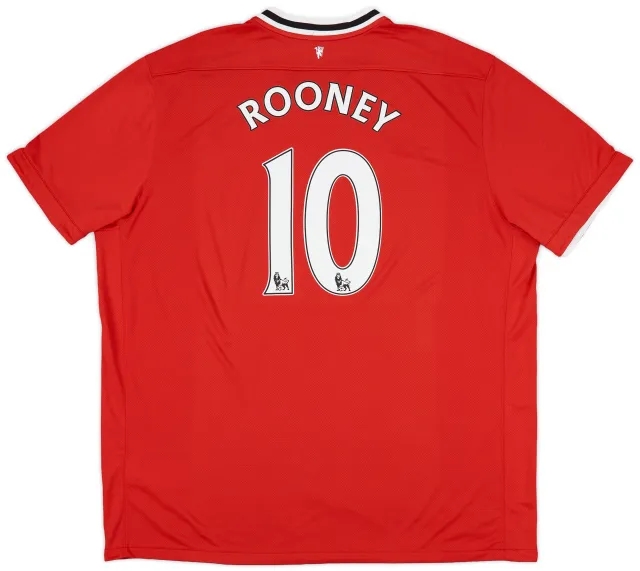 2011-12 Manchester United Home Shirt Rooney #10 - 9/10 - (3XL)