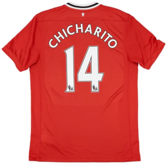 2011-12 Manchester United Home Shirt Chicharito #14 - 5/10 - (L)