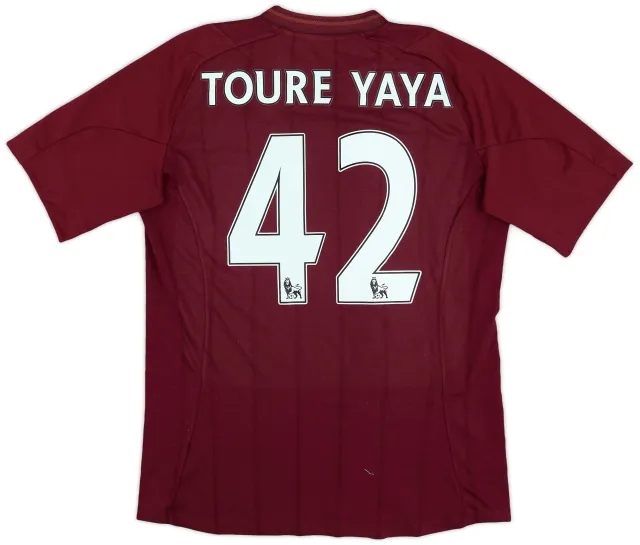 2012-13 Manchester City Away Shirt Toure Yaya #42 - 6/10 - (M)