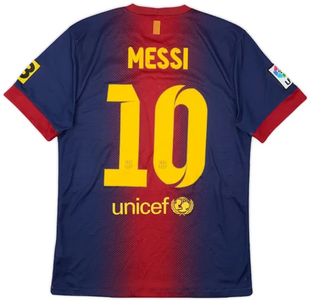 2012-13 Barcelona Home Shirt Messi #10 - 7/10 - (S)
