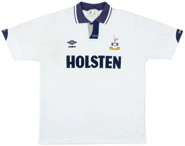 1991-93 Tottenham Home Shirt - 6/10 - (L/XL)