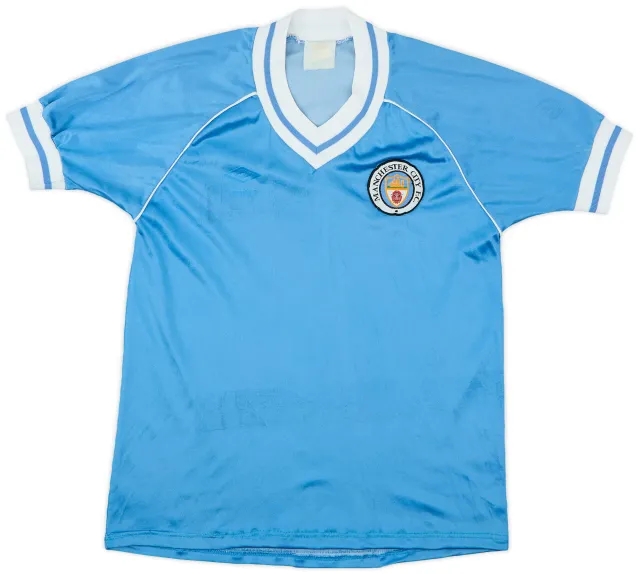 1981-82 Manchester City Home Shirt - 4/10 - (S)