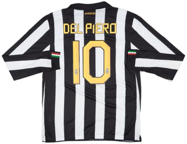2010-11 Juventus Home L/S Shirt Del Piero #10 (L)
