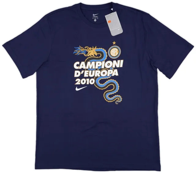 2010-11 Inter Milan 'Campioni D'Europa 2010' Nike Graphic Tee (XL)