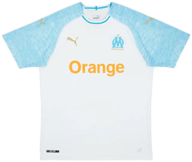 2018-19 Olympique Marseille Home Shirt - 5/10 - (L)