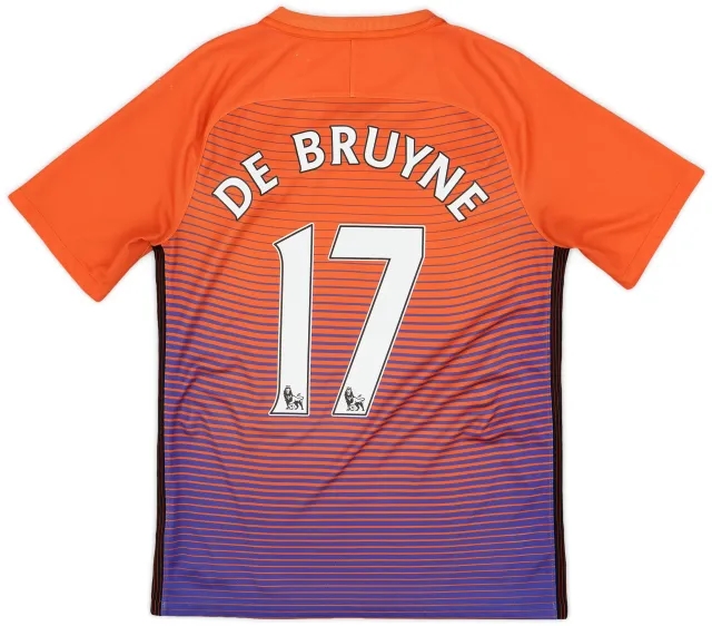 2016-17 Manchester City Third Shirt De Bruyne #17 - 8/10 - (S)