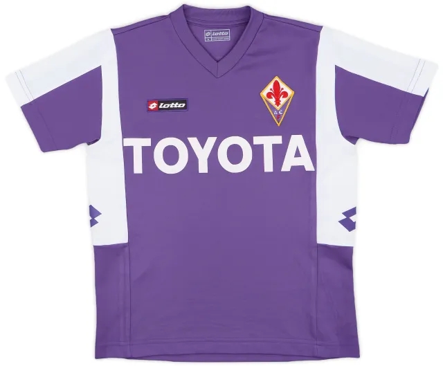 2007-08 Fiorentina Lotto Training Shirt - 9/10 - (M.Boys)