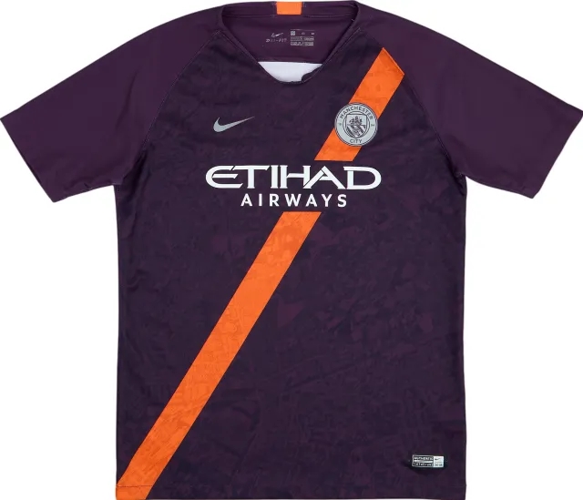 2018-19 Manchester City Third Shirt - 10/10 - (XL.Boys)