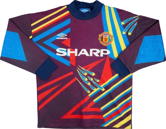 1992-93 Manchester United GK Shirt - 5/10 - (S)
