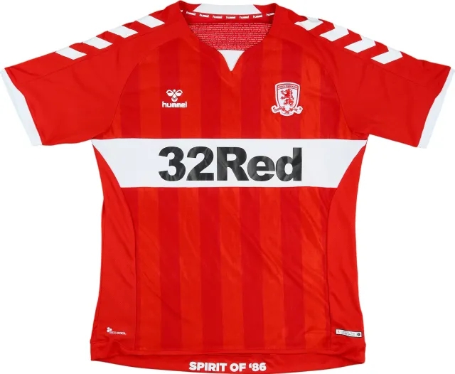 2018-19 Middlesbrough Home Shirt - 8/10 - (XL)