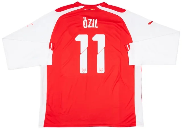 2014-15 Arsenal Home L/S Shirt Ozil #11 (3XL)