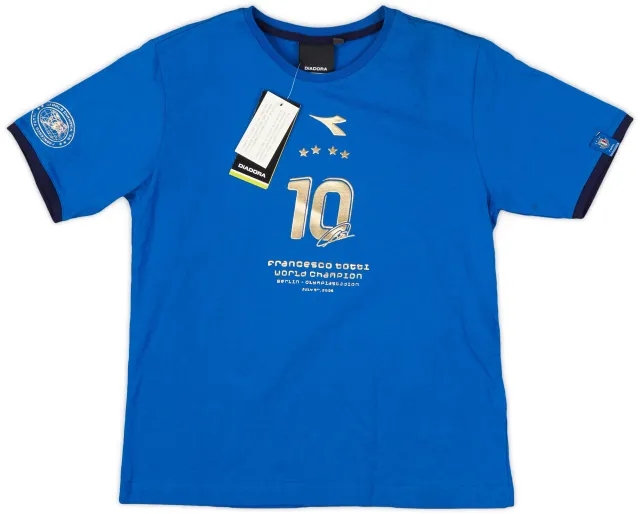 2006 Italy Diadora Francesco Totti Leisure Tee (L.Boys)