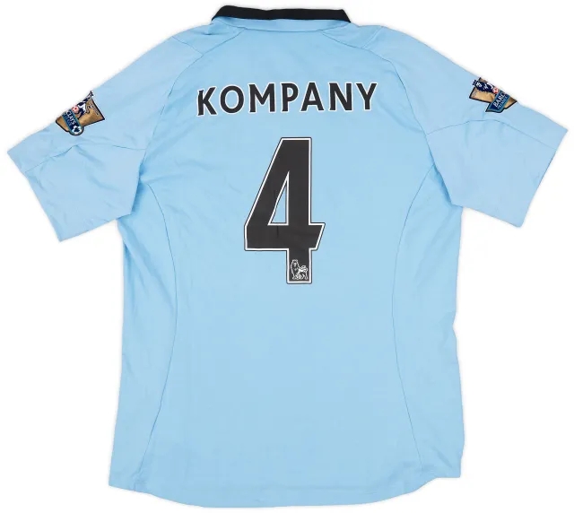 2012-13 Manchester City Home Shirt Kompany #4 (L)