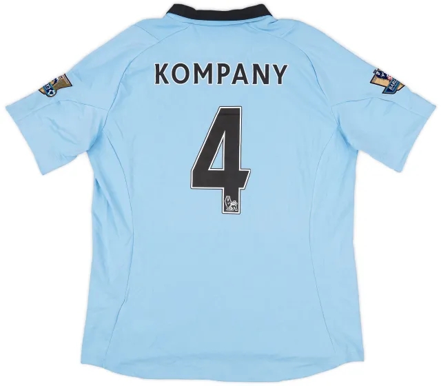 2012-13 Manchester City Home Shirt Kompany #4 (XL)