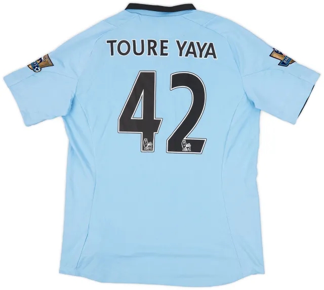 2012-13 Manchester City Home Shirt Toure Yaya #42 (L)