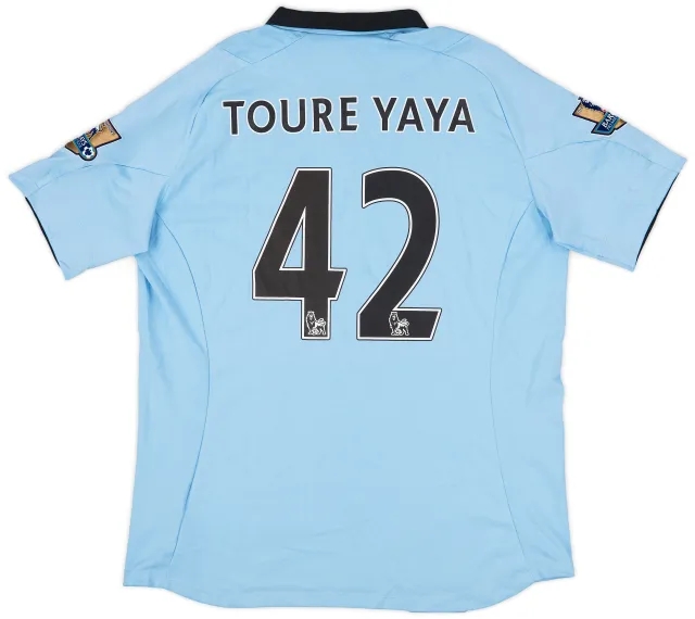 2012-13 Manchester City Home Shirt Toure Yaya #42 (XL)