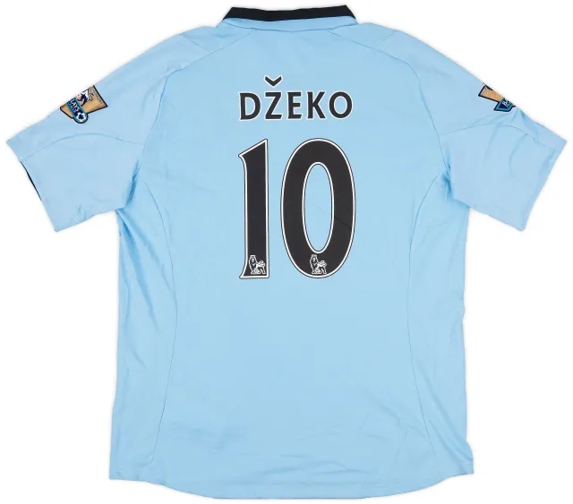 2012-13 Manchester City Home Shirt Dzeko #10 (XL)