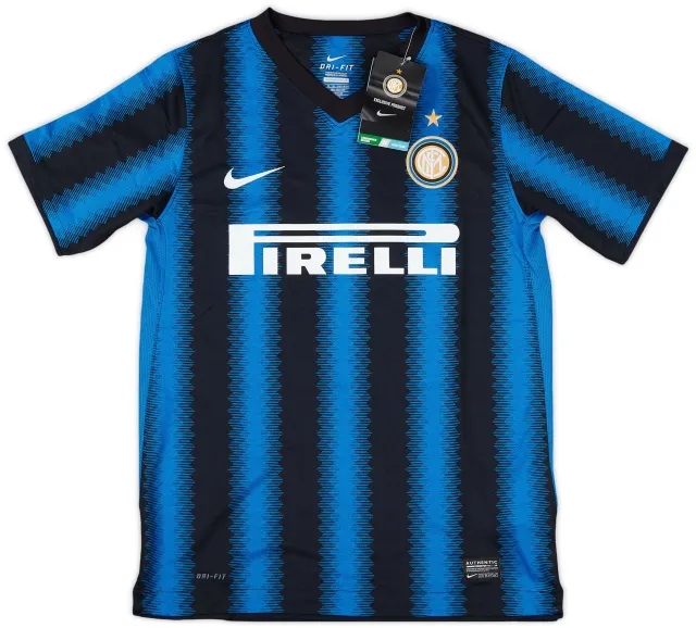 2010-11 Inter Milan Home Shirt (L.Boys)