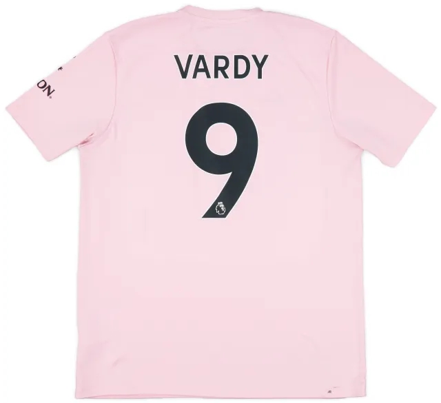 2019-20 Leicester Third Shirt Vardy #9 - 6/10 - (L)