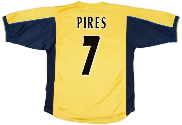 1999-01 Arsenal Away Shirt Pires #7 - 9/10 - (L)