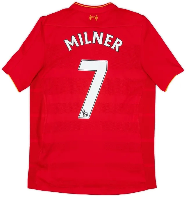 2016-17 Liverpool Home Shirt Milner #7 - 9/10 - (S)