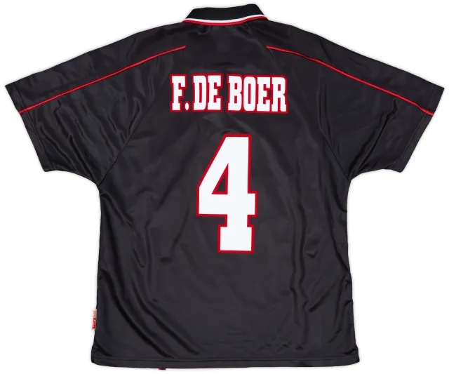 1998-99 Ajax Away Shirt F.De Boer #4 - 8/10 - (M)