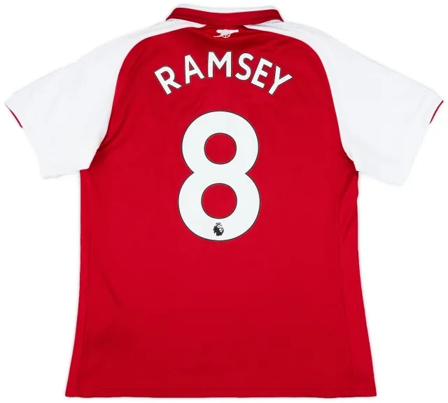 2017-18 Arsenal Home Shirt Ramsey #8 - 10/10 - (Women's XL)