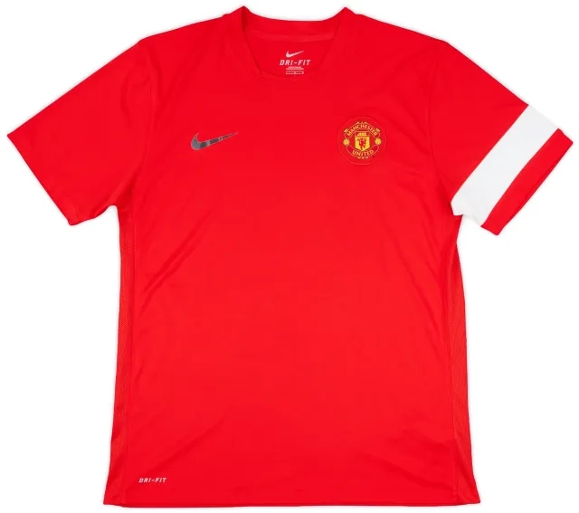 2010-11 Manchester United Nike Training Shirt - 8/10 - (L)