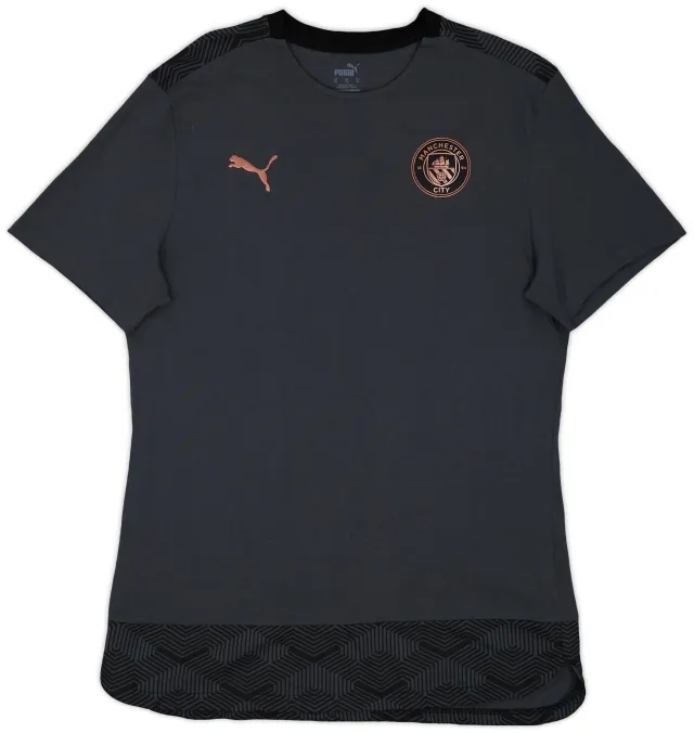 2020-21 Manchester City Puma Cotton Tee - 8/10 - (XL)