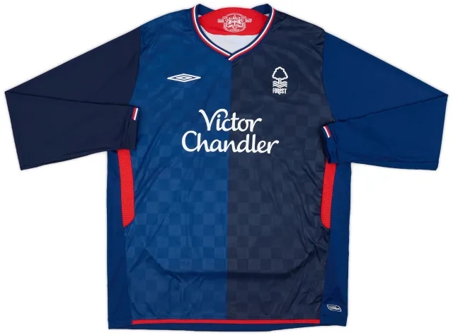 2009-10 Nottingham Forest Match Issue Away L/S Shirt #7