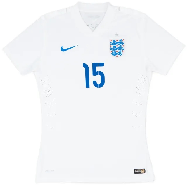 2014 England Match Issue Home Shirt #15