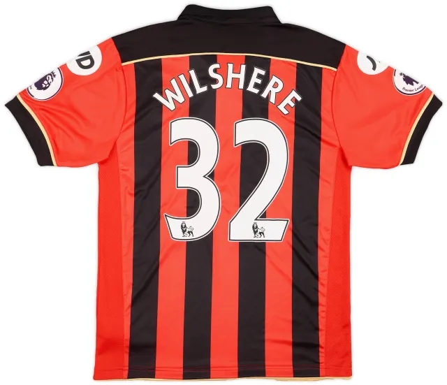2016-17 Bournemouth Match Issue Home Shirt Wilshere #32